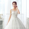 A wholesales pretty more younger design lace appliqued with crystal beads sash gown dress KB172295B